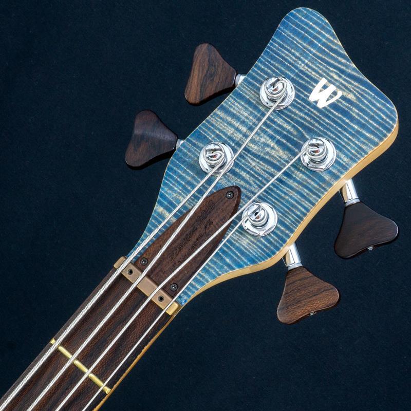 Warwick USED 中古 Custom Shop Streamer LX 4st 2015 LTD (Bleached Ocean Blue Transparent Satin) | Warwick | 06