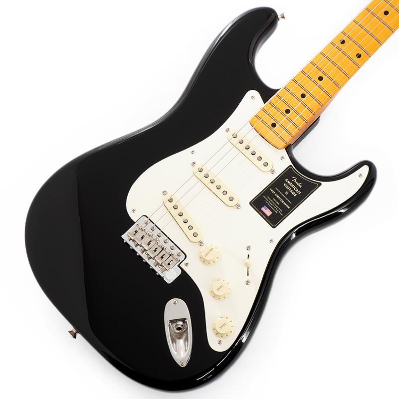Fender USA American Vintage II 1957 Stratocaster (Black/Maple) | Fender