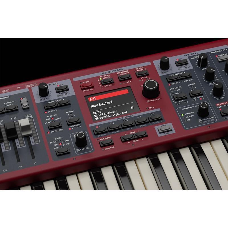 Nord（CLAVIA） Nord Electro 7 61＆専用ソフトケースセット (61鍵盤)※配送事項要ご確認（ノード） | CLAVIA | 07