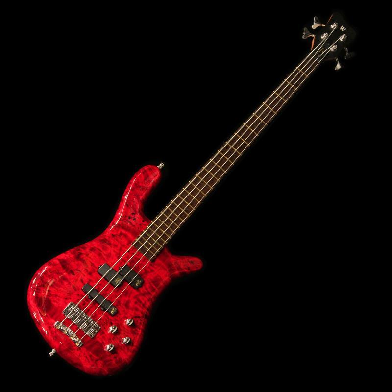 Warwick Pro Series Streamer LX 4st Birdseye Poplar Top (Dark Bleached Red TP HP) [Ikebe 50th Anniversary Special Edition] #13961 | Warwick
