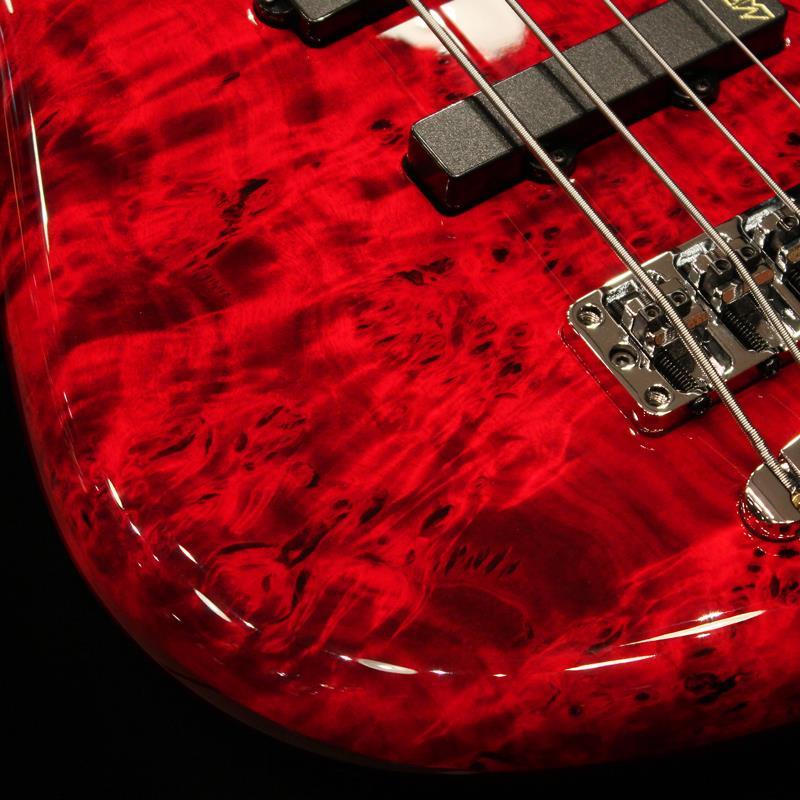 Warwick Pro Series Streamer LX 4st Birdseye Poplar Top (Dark Bleached Red TP HP) [Ikebe 50th Anniversary Special Edition] #13961 | Warwick | 02