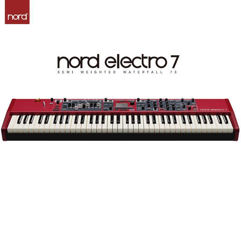 Nord（CLAVIA） Nord Electro 7 73 & 専用ソフトケースセット (ノードエレクトロ7) (73鍵盤) (73Key) (NordElectro7) SEMI WEIGHTED WATERFAL... | CLAVIA | 01