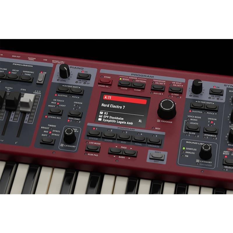 Nord（CLAVIA） Nord Electro 7 73 & 専用ソフトケース & レインカバーセット (ノードエレクトロ7) (73鍵盤) (73Key) (NordElectro7) SEMI WE... | CLAVIA | 07