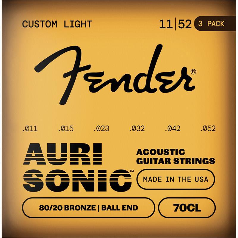 Fender USA 80/20 Bronze Acoustic Strings[#0730070311] | Fender