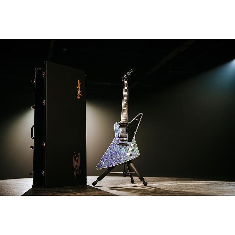 Epiphone Lzzy Hale Explorer Custom (Black Diamond Holographic Sparkle) | Epiphone | 10