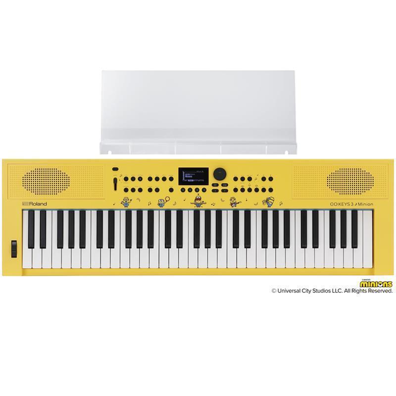 Roland (限定生産モデル)(数量限定・オリジナルミニトートバッグ付き)GO:KEYS 3 Minion 専用譜面立て(MRGKS3/5)セット (GOKEYS3-MI) (ゴーキ... | ローランド