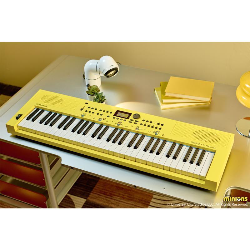 Roland (限定生産モデル)(数量限定・オリジナルミニトートバッグ付き)GO:KEYS 3 Minion 専用譜面立て(MRGKS3/5)セット (GOKEYS3-MI) (ゴーキ... | ローランド | 09