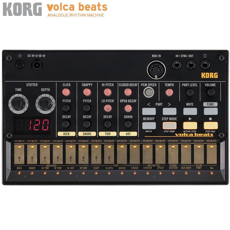 KORG volca beats & 純正電源アダプター(KA350VI)セット アナログ・リズムマシン ANALOGUE RHYTHM MACHINE | KORG | 01
