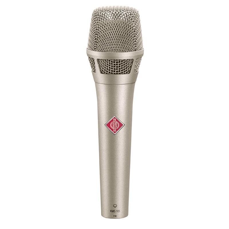 【美品】NEUMANNノイマンKMS105コンデンサーマイク XLRケーブル付 NEUMANN KMS105(ニッケル)(国内正規品3年保証)(ノイマン)(KMS 105