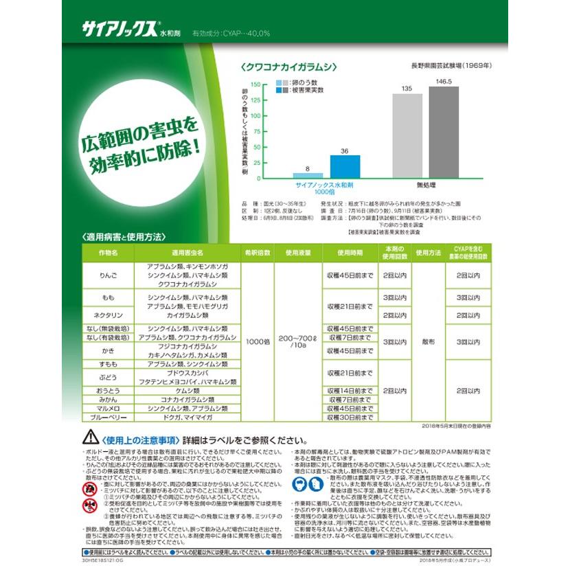 住友化学 サイアノックス水和剤 500g イケダグリーンセンターヤフー店 通販 Yahoo ショッピング
