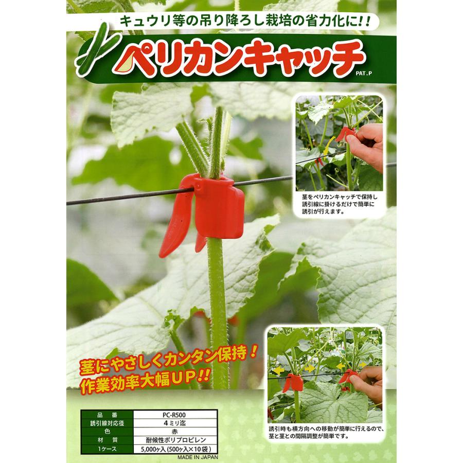 シーム ペリカンキャッチ キュウリ用誘引クリップ 100個セット