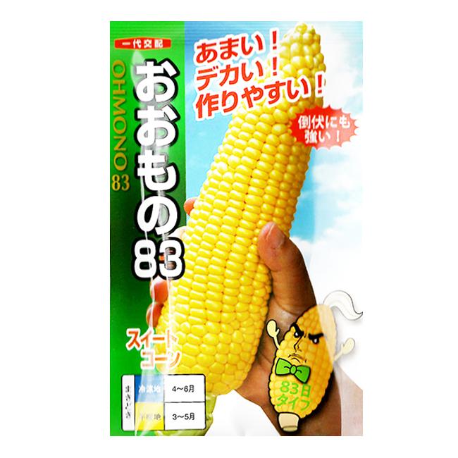ナント種苗トウモロコシ 種 おおもの83 小袋 : イケダグリーンセンター