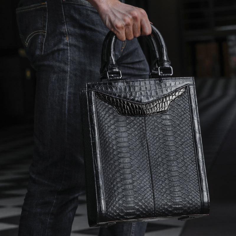 クロコダイルバッグ クロコバッグ わに革トート ドライブの興奮