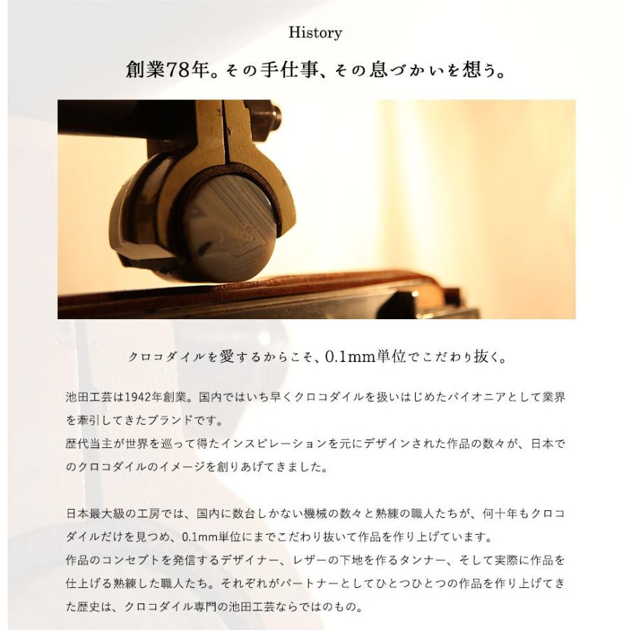 池田工芸】日本最大のクロコダイル専門店が贈るCrocodile L 池田工芸】日本最大のクロコダイル専門店が贈るCrocodile L