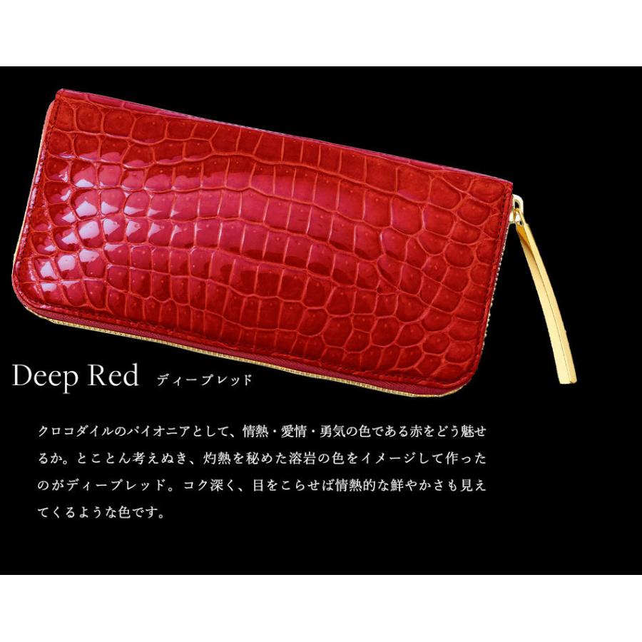 【池田工芸】クロコダイルを、スムーズな使い心地で持つ。Crocodile Smooth Long Wallet クロコダイル スムーズロングウォレット【7月30日頃出荷】の画像