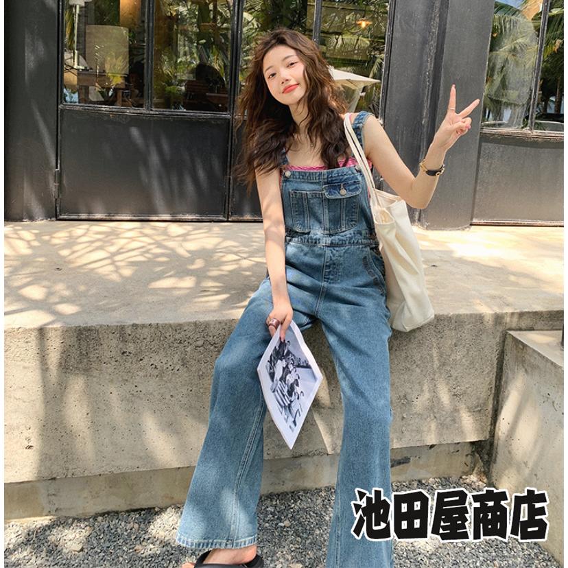 ランキングtop10 オーバーオール デニム ロングパンツ サロペット ゆったり レディース かわいい 韓国ファッション つなぎ 作業着 7sbbagg5cbd3a2ao P1ai