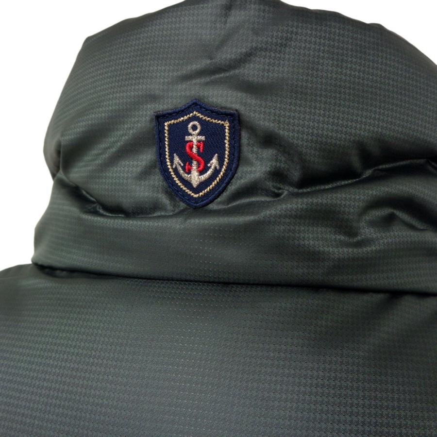 30％OFF 秋冬 シナコバ 異素材切り替え 撥水 ダウンジャケット (グリーン) (L)(LL) JK*0123213080490の画像