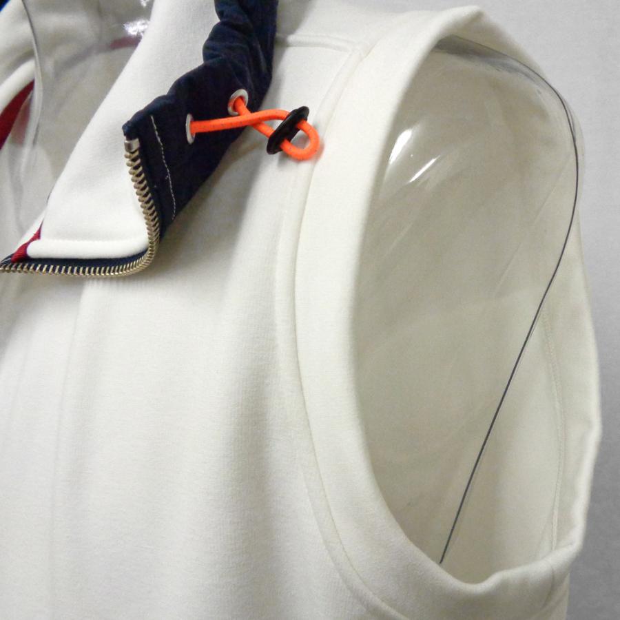 シナコバ定番ホワイトジップベストL