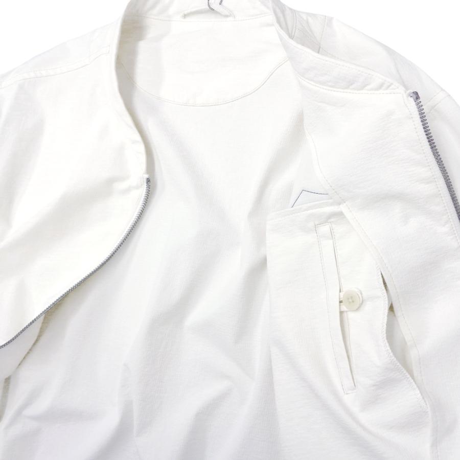 30%OFF 2025春夏 シナコバ 撥水 耐久 ストレッチ 軽量ナイロンジャンパー (オフ白) (LL) JK*0125113010110の画像