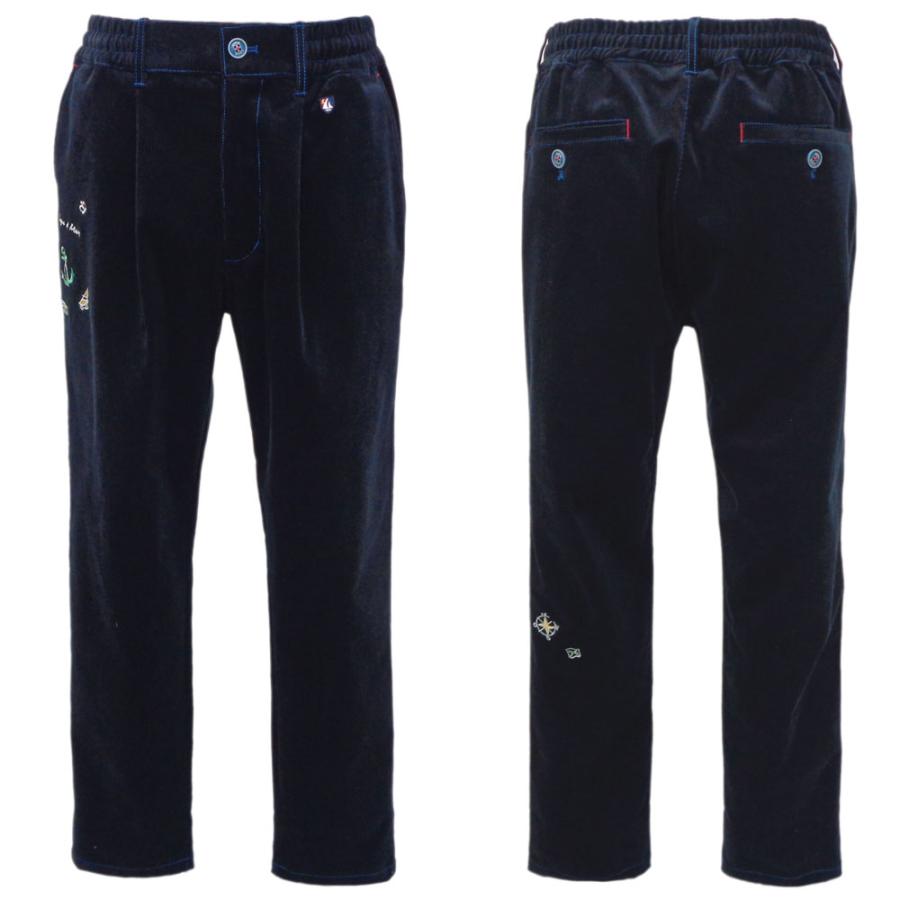 SINA COVA（シナコバ） 2025秋冬新作 1タック入り コーデュロイに刺繍