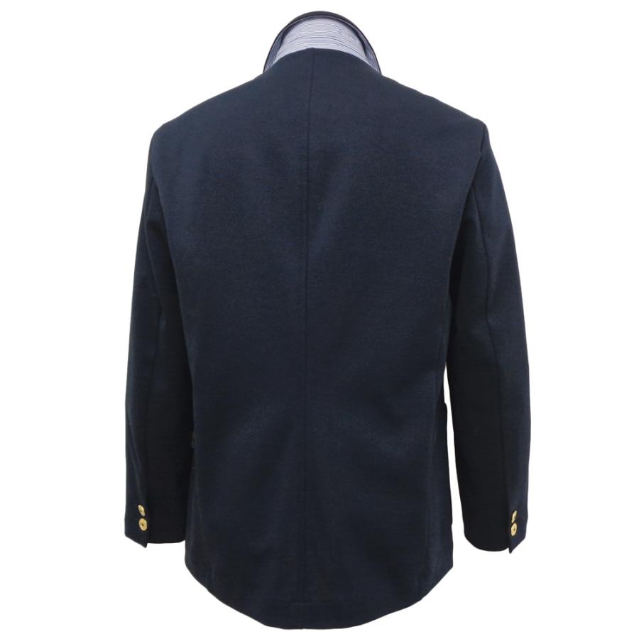 2026春夏新作 シナコバ 綿ポンチ カットソー柔らかテーラードジャケット (紺) (M)(L)(LL) JK*0126113040290の画像