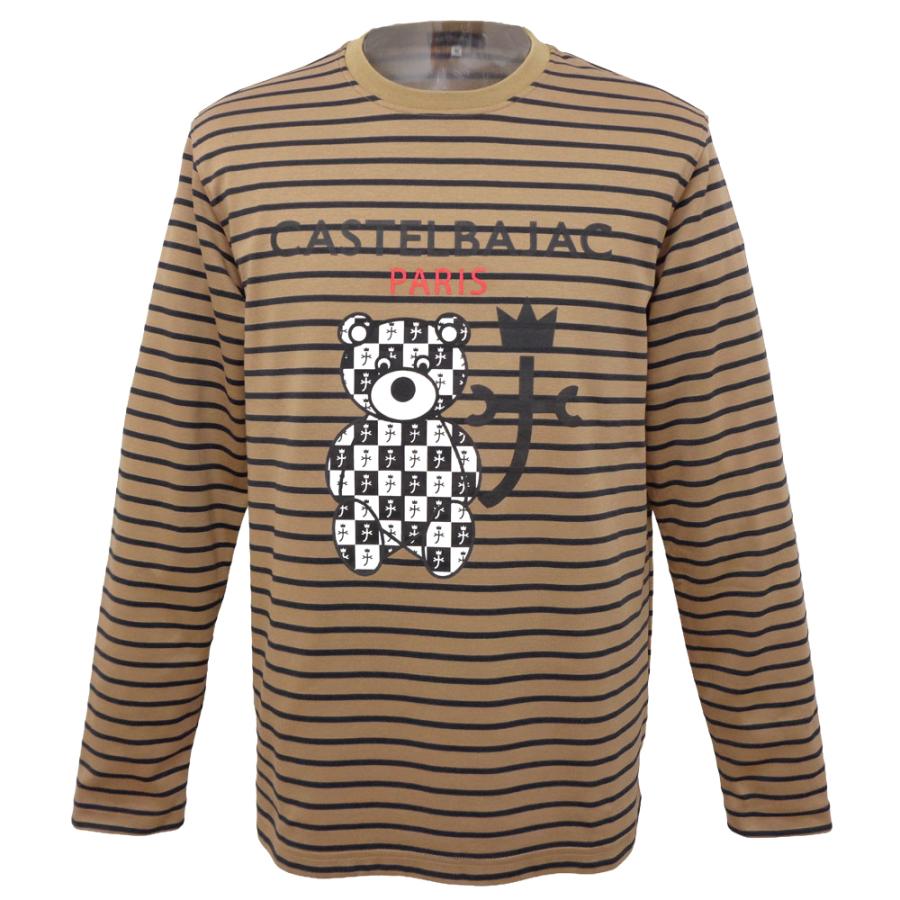 CASTELBAJAC（カステルバジャック） 30％OFF kamon柄のくま 長袖丸首