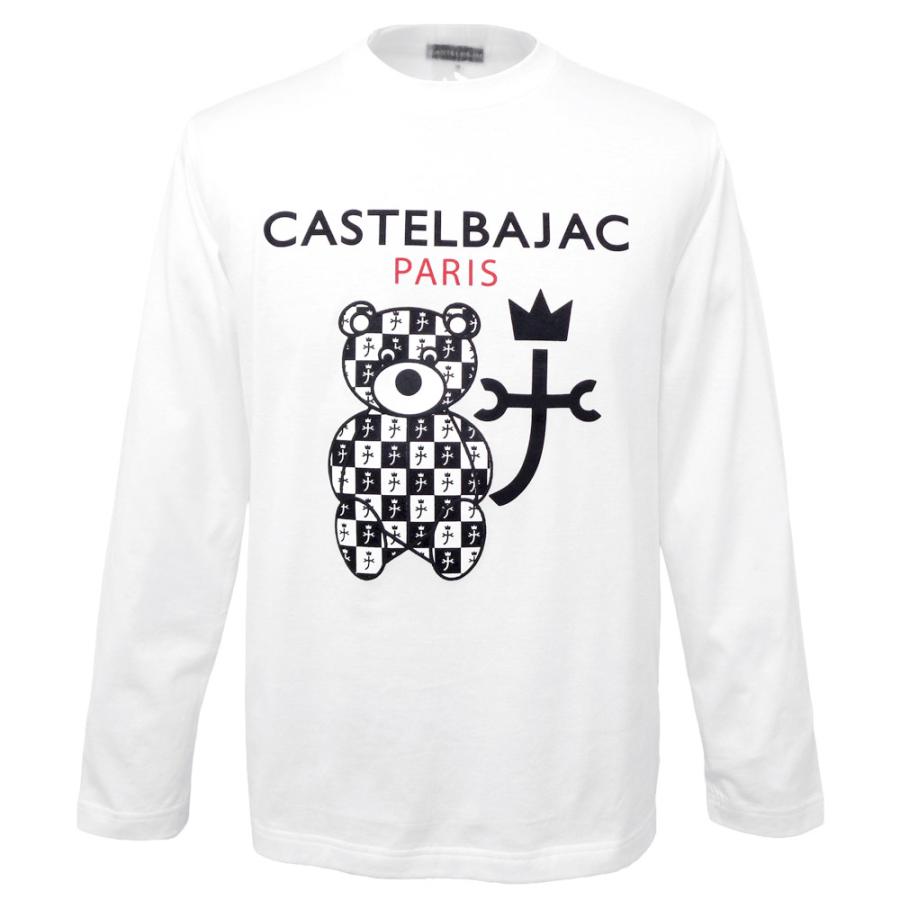 CASTELBAJAC（カステルバジャック） 30％OFF kamon柄のくま 長袖丸首T
