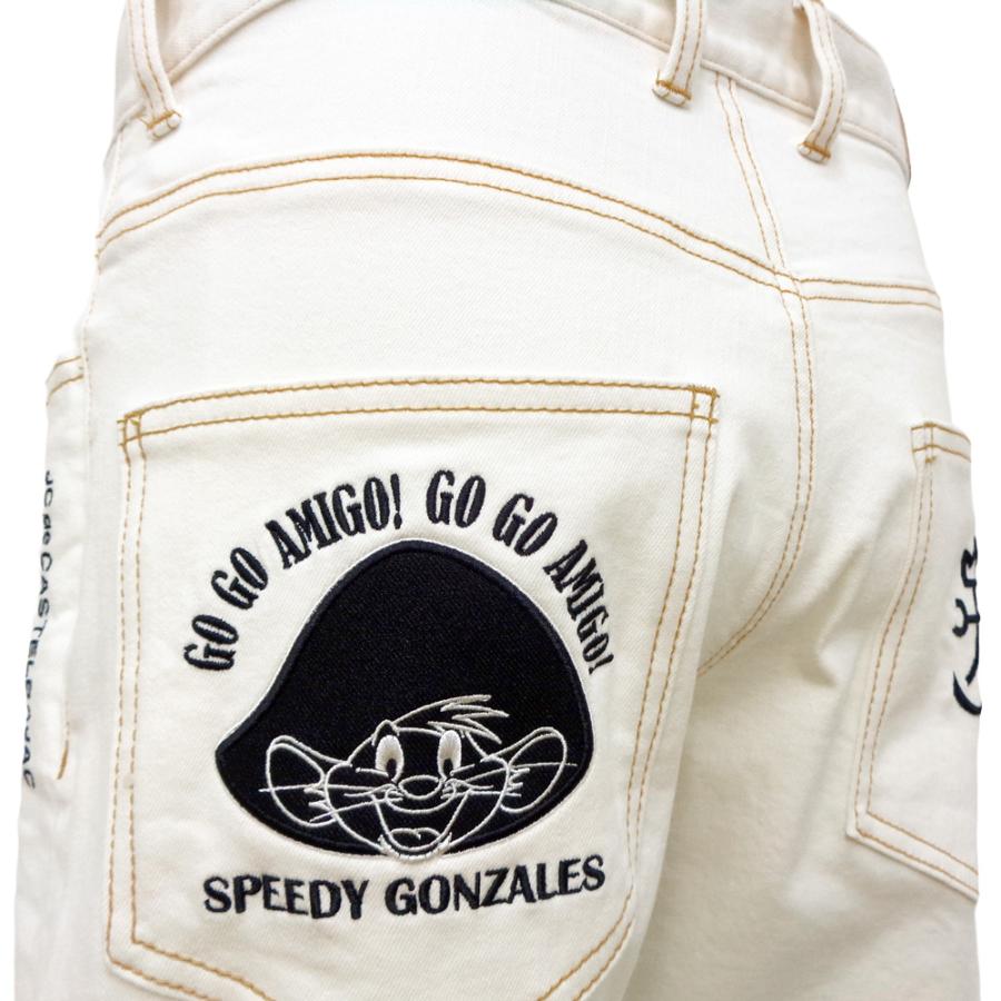 2026春夏新作 カステルバジャック 『SPEEDY GONZALES』柔らかストレッチジーンズ (白) (W78)(W82)(W86)(W90)(W94)(W100)PA*02721614010201の画像
