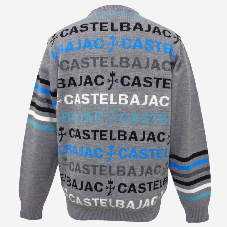 CASTELBAJAC（カステルバジャック） 30%OFF 2025秋冬 挿し色ロゴ編み柄 