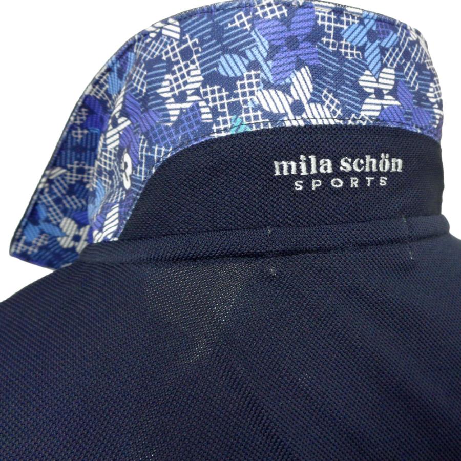 mila schon（ミラショーン） 50%OFF 春夏 吸水速乾 襟裏 花柄 半袖
