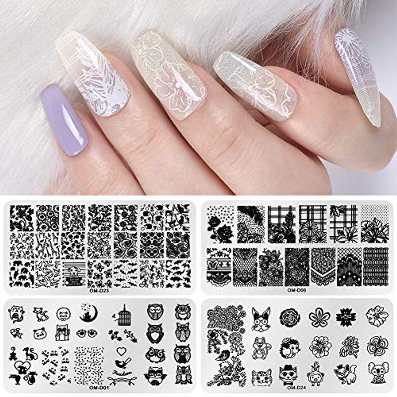 メーリンドス ネイルスタンピング プレート４枚セット イメージプレートジェルネイル ネイルデザインツールスタンプネイル レース 動物 フラワ アイケーストア 通販 Yahoo ショッピング