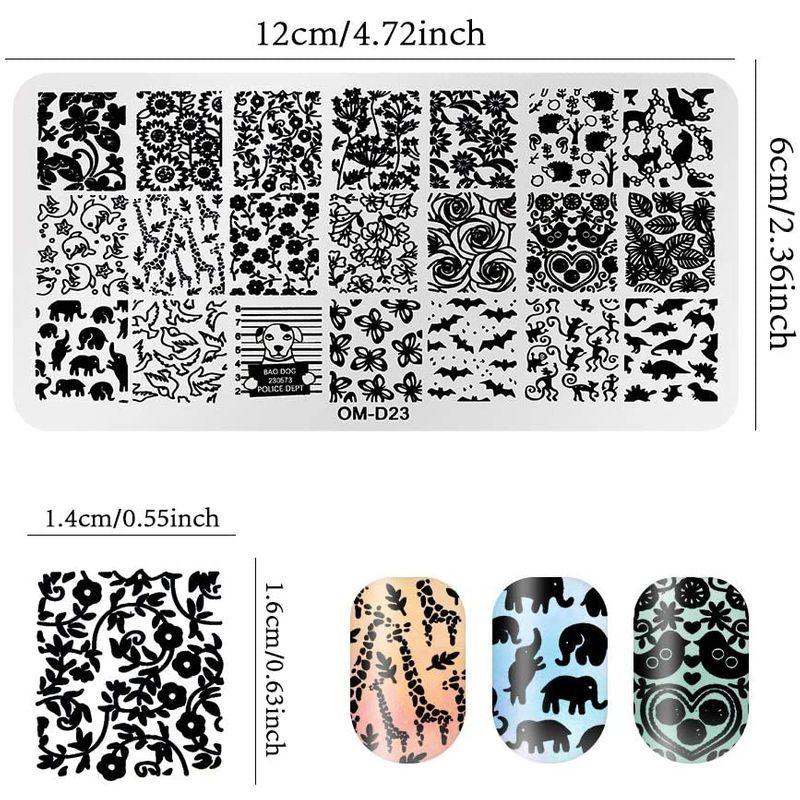 メーリンドス ネイルスタンピング プレート４枚セット イメージプレートジェルネイル ネイルデザインツールスタンプネイル レース 動物 フラワ アイケーストア 通販 Yahoo ショッピング