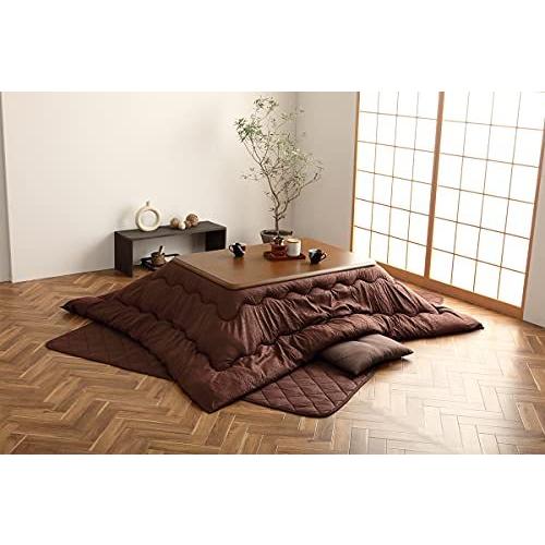 輝く高品質な 正方形 掛敷ふとんセット こたつ イケヒコ コーポレーション キッシュ リーフ柄 ブラウン 約190 190cm こたつ掛け布団 上掛け Tebingtinggiperangicovid19 Tebingtinggikota Go Id