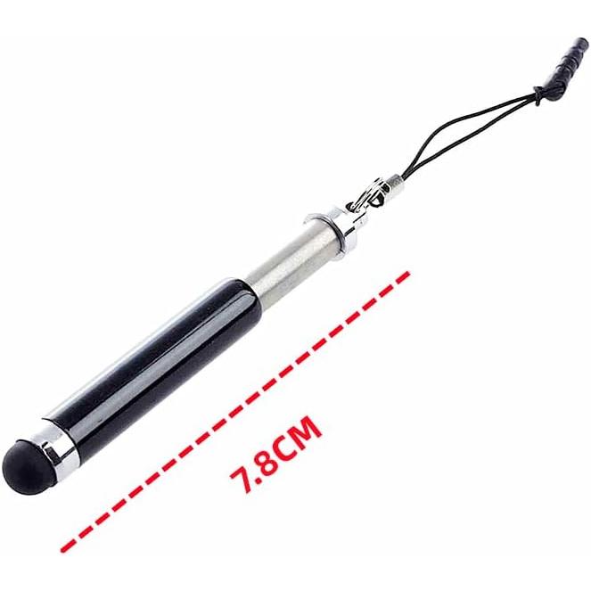 10本セット 伸縮タッチペン ブラック ニューデザイン スマホ差し込み口に対応タッチペン　各種スマホ、タブレットスマートフォン Tab用 |  | 01