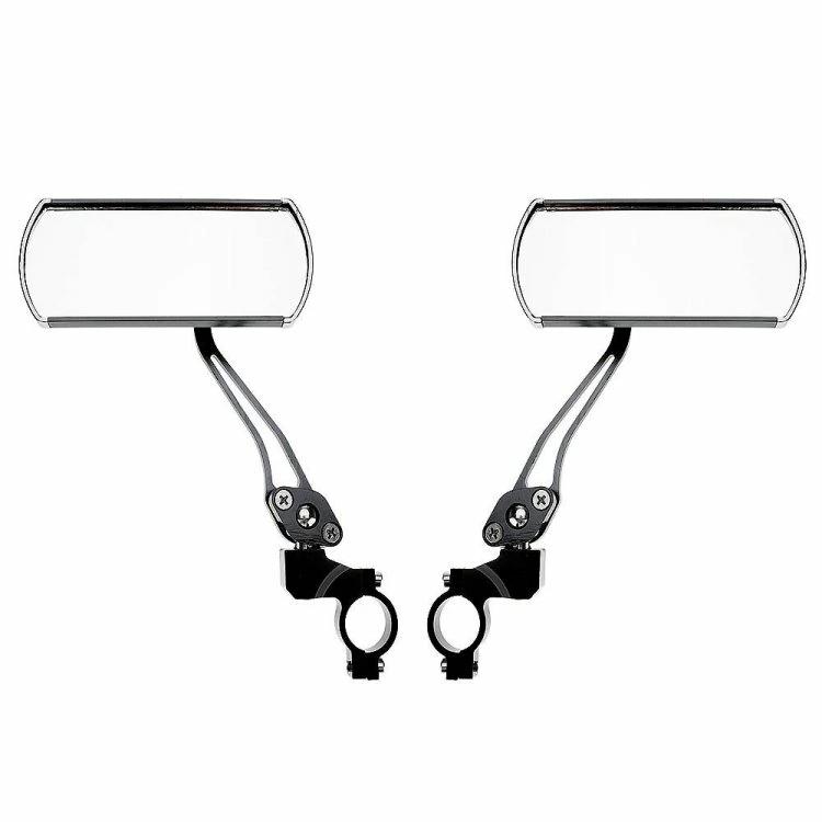 電動自転車用バックミラー マウンテンバイク用オートバイ用 クリアサイト 取付用ミラースタンド付き | 