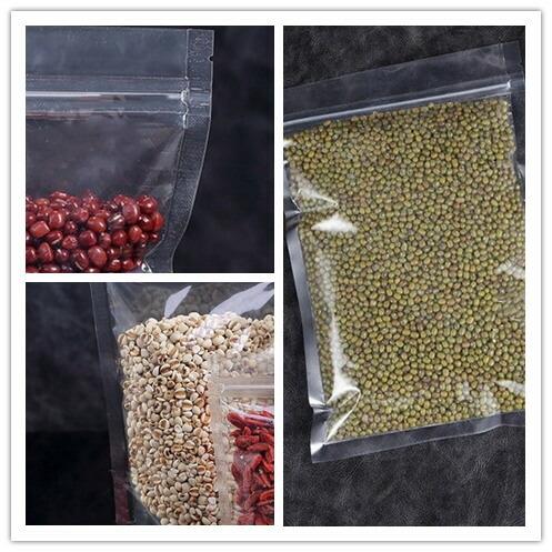 100枚 窓付きジップ袋 透明袋 チャック付き 立体バッグ 角底袋 キッチン収納 コーヒー豆 ナッツ キャンディ 密封 食品用 保管袋 18x26CM+4CM |  | 04