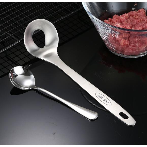 【送料無料】ミートこねらーセット -キッチン雑貨 デザイン ギフト 肉団子 ハンバーグ　ステンレス |  | 10