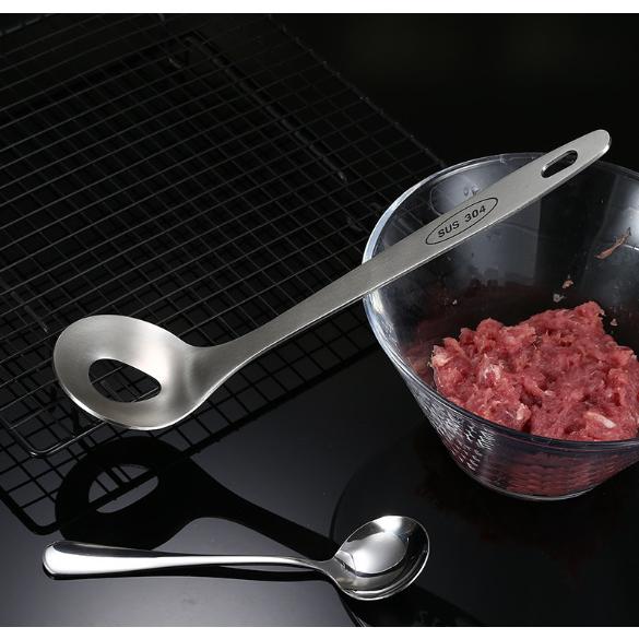 【送料無料】ミートこねらーセット -キッチン雑貨 デザイン ギフト 肉団子 ハンバーグ　ステンレス |  | 09