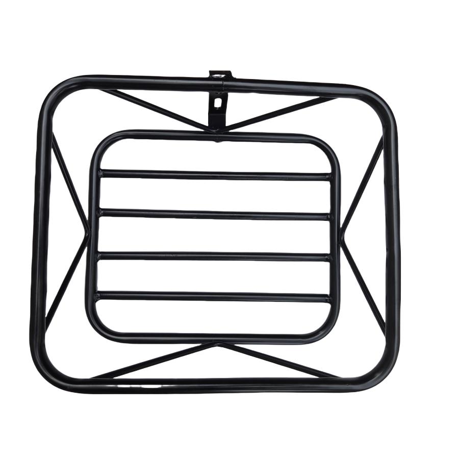 自転車前カゴ 20インチ電動アシスト自転車対応　かご 自転車カゴ バスケット 電動バイク 電動アシスト自転車 原動機付自転車用 E'KEI R7 R6 E'KEI X用 浅い型 |  | 02