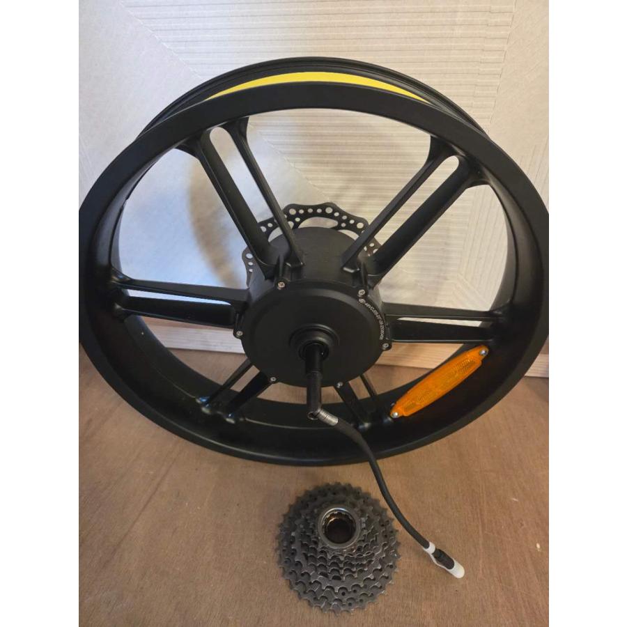 20インチ キャスターホイール 後輪モーター付き R7pro V8 F7 ディスク、8段スプロケット付 9PIN | 