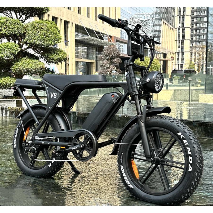 新V8 OUXI 20インチ モペット 48V 20.4Ah 第2種原動機付自転車 新V8 OUXI 20インチ モペット 48V 20.4Ah 第2種原動機付自転車