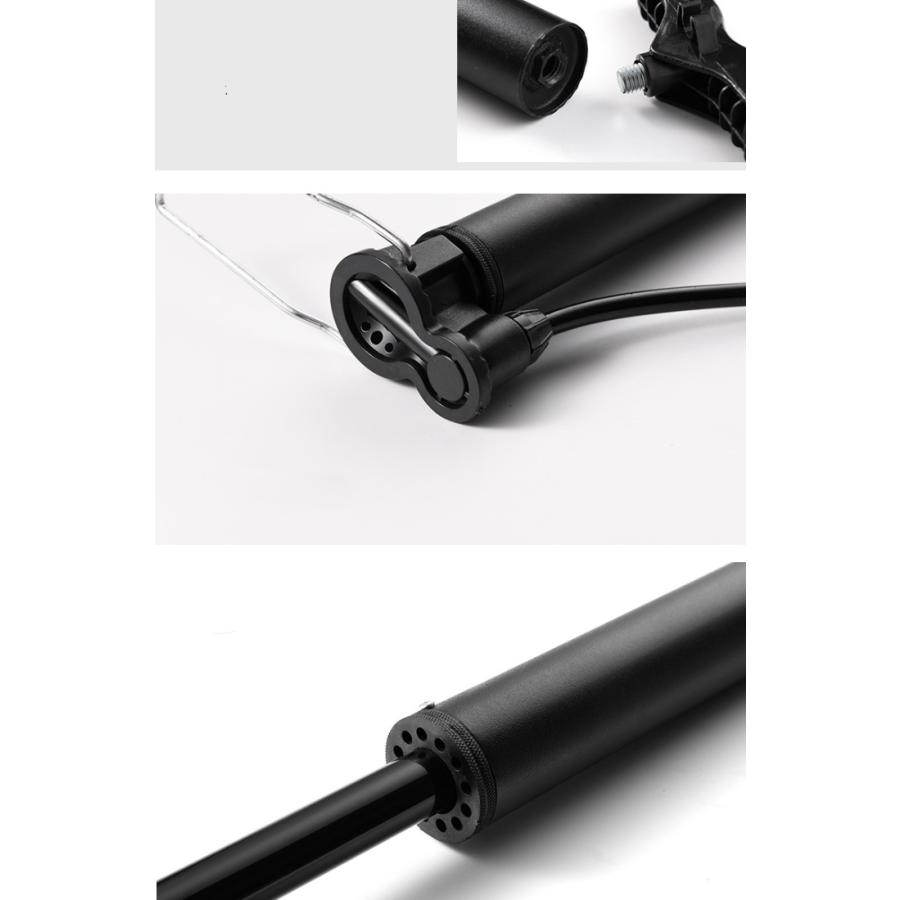 自転車 電動バイク アシスト自転車 対応 空気入れ 米式 空気圧計付 全バルブ対応 樹脂製 ロードバイク クロスバイク 仏式 米式 英式バルブ 65CM |  | 05