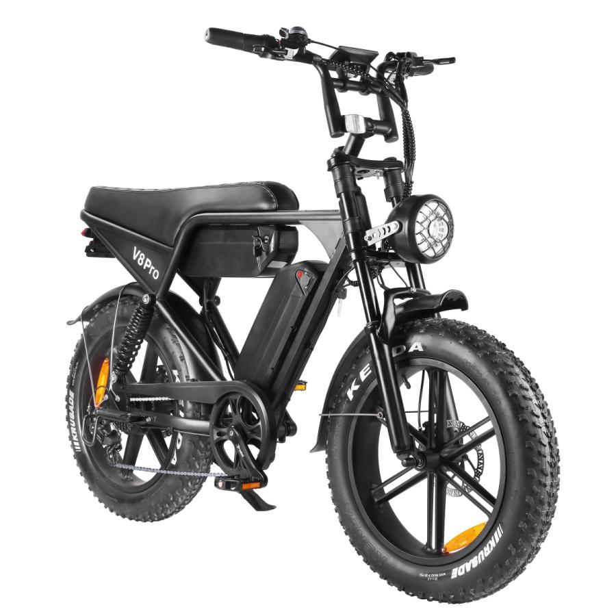 E'KEI V8proMAX 20インチ バッテリー2個 48V 34Ah 20インチ 50cc 電動バイク 一般原動機付自転車 原付一種 公道 走行可能 ナンバー取得必要 前後ウィンカー付 |  | 01