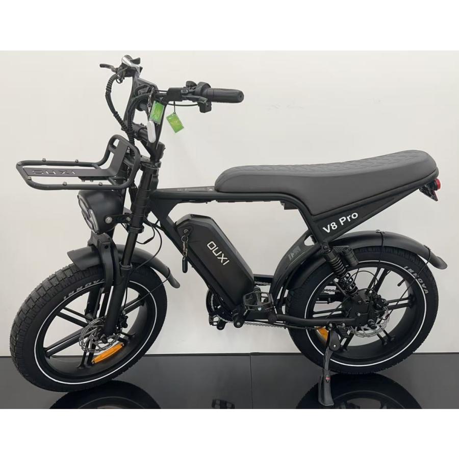 E'KEI V8proMAX 20インチ バッテリー2個 48V 34Ah 20インチ 50cc 電動バイク 一般原動機付自転車 原付一種 公道 走行可能 ナンバー取得必要 前後ウィンカー付 |  | 03