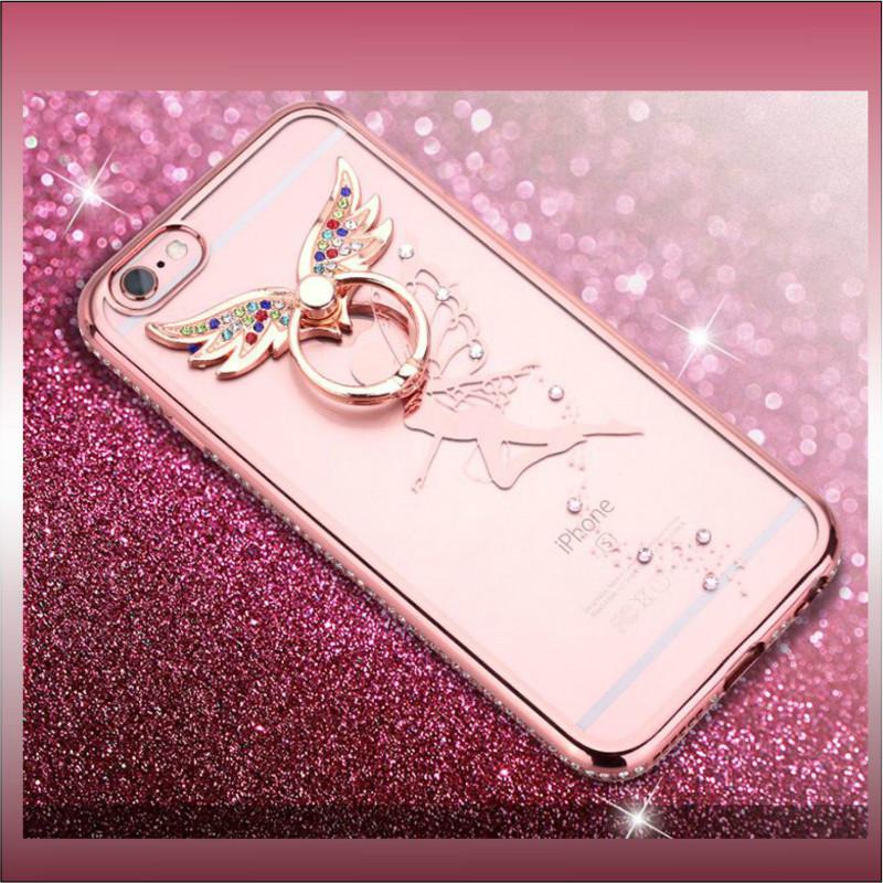 スマホリング 天使の翼！スマリング！ 指1本でiPhoneやスマホ等を