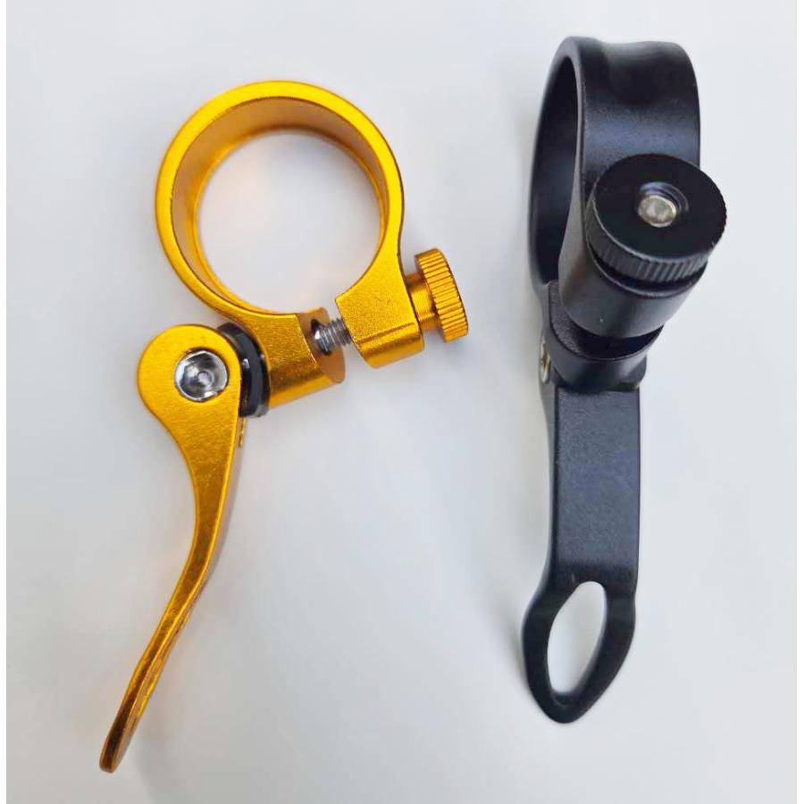 シートクランプ レバータイプ 31.8mm ブラック ゴールド選択可能 |  | 05