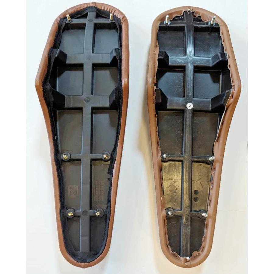 V8 E'KEI /OUXI 電動バイク モペット用 サドル シート ブラック