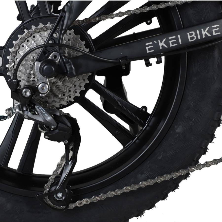 E’KEI X 電動アシスト自転車 免許不要 公道走行可能 アシスト自転車 折りたたみ 48V 17.5Ah 500W 9段変速ギア付 折りたたみ 型式認定済 ブラック グレー |  | 13