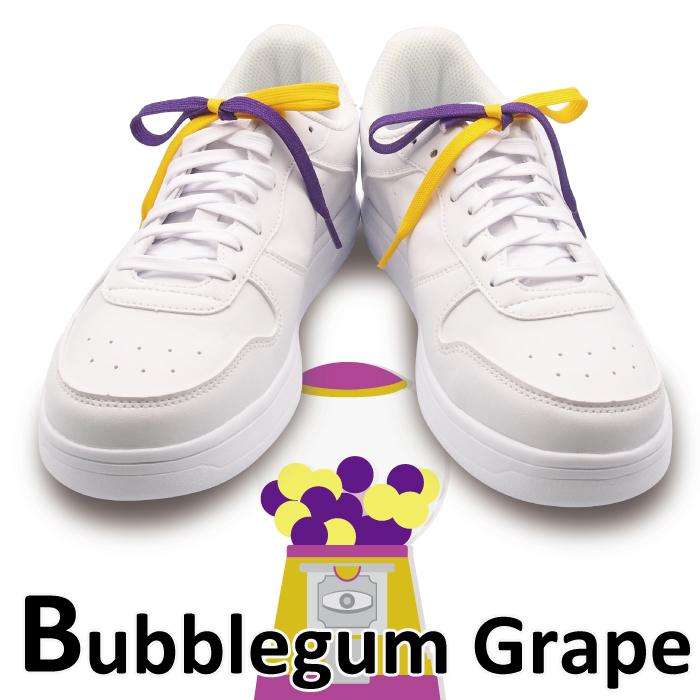 Bubblegum Grape 120｜バブルガム・グレープ120 SassyRow Colorful Shoelace｜サッシーロウ　カラフルシューレース｜ikeikakunet