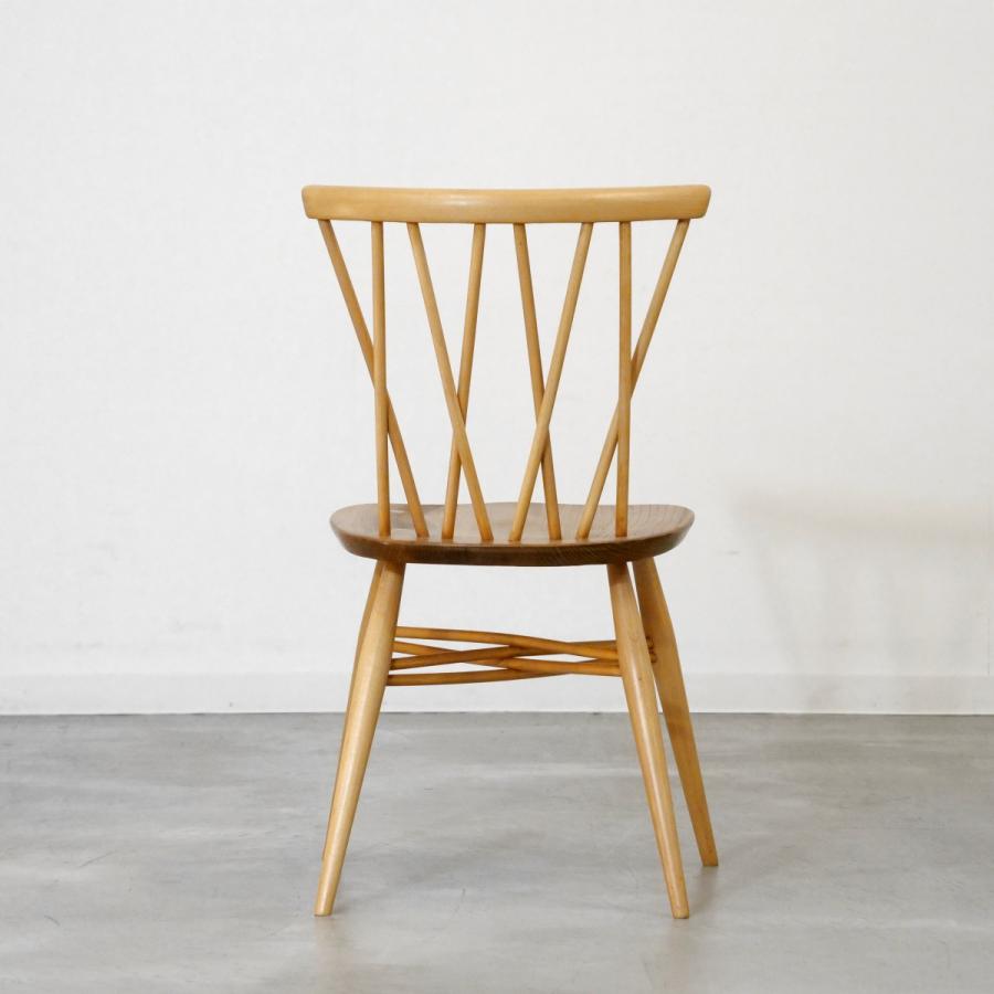 EC470-4｜Xバックチェア(スタンダード・クロス脚)/イギリスのビンテージ家具｜ERCOL（アーコール）｜ikeikakunet｜04